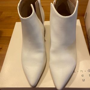 A new day white booties